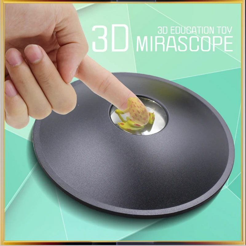 Черная оптическая Проекция 3D Mirascope голограмма камера Волшебная коробка забавная