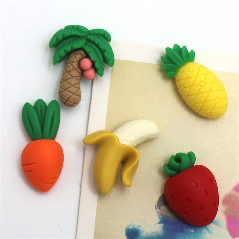 Coconut Tree Carrot Strawberry Pineapple Banana Refrigerator Paste Resin Magnetic Home Office Paste Accessories
Coconut Tree Carrot Strawberry Pineapple Banana Refrigerator Paste Resin Magnetic Home Office Paste Accessories