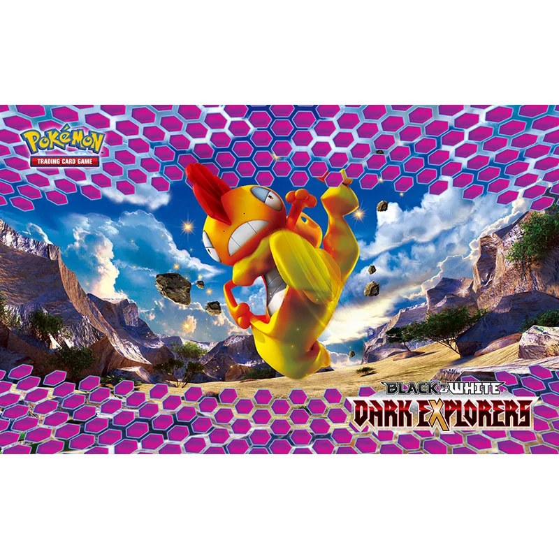 Bandai Pokemon Playmat Trading Card Game Monsters Dark Explorers TCG Accessories Anime Board Mat Rubber Mouse Pad Gaming 
Bandai Pokemon Playmat Trading Card Game Monsters Dark Explorers TCG Accessories Anime Board Mat Rubber Mouse Pad Gaming