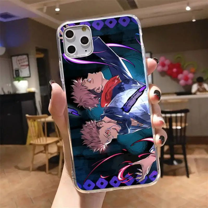 Cartoon Anime Jujutsu Kaisen Phone Case Transparent for iPhone 6 7 8 11 12 s mini pro X XS XR MAX Plus cover funda shell
Cartoon Anime Jujutsu Kaisen Phone Case Transparent for iPhone 6 7 8 11 12 s mini pro X XS XR MAX Plus cover funda shell