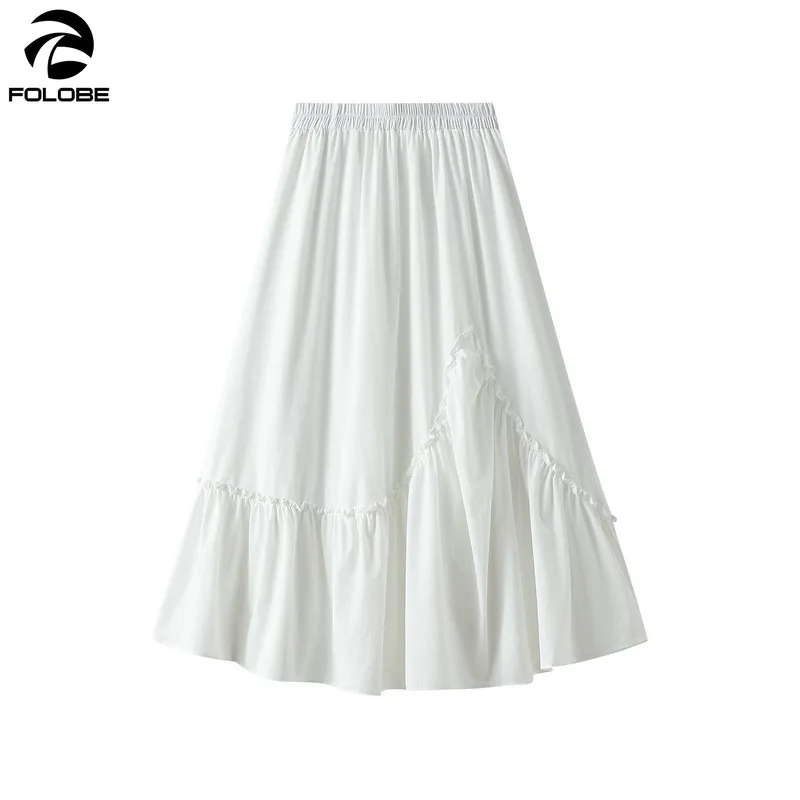 FOLOBE 2021 Korean Summer Skirts For Women Pleat Ruffles Irregular Skirts Women casual Fashion Skirt for Office Ladies
FOLOBE 2021 Korean Summer Skirts For Women Pleat Ruffles Irregular Skirts Women casual Fashion Skirt for Office Ladies
