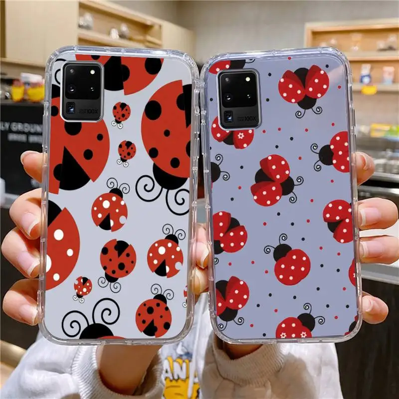 Ladybug Spots Phone Case For Samsung Galaxy S1 S1e S8 S9 Plus S7 Edge Note1 9 8 Soft Transparent TPU Cove
Ladybug Spots Phone Case For Samsung Galaxy S1 S1e S8 S9 Plus S7 Edge Note1 9 8 Soft Transparent TPU Cove