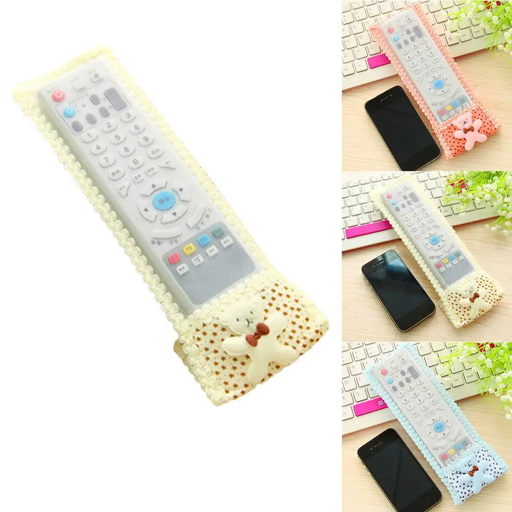 2 Pieces TV Air Conditioner Remote Controller Small Bear Design Lace Fabric Case Cover Protector S/M/L
2 Pieces TV Air Conditioner Remote Controller Small Bear Design Lace Fabric Case Cover Protector S/M/L