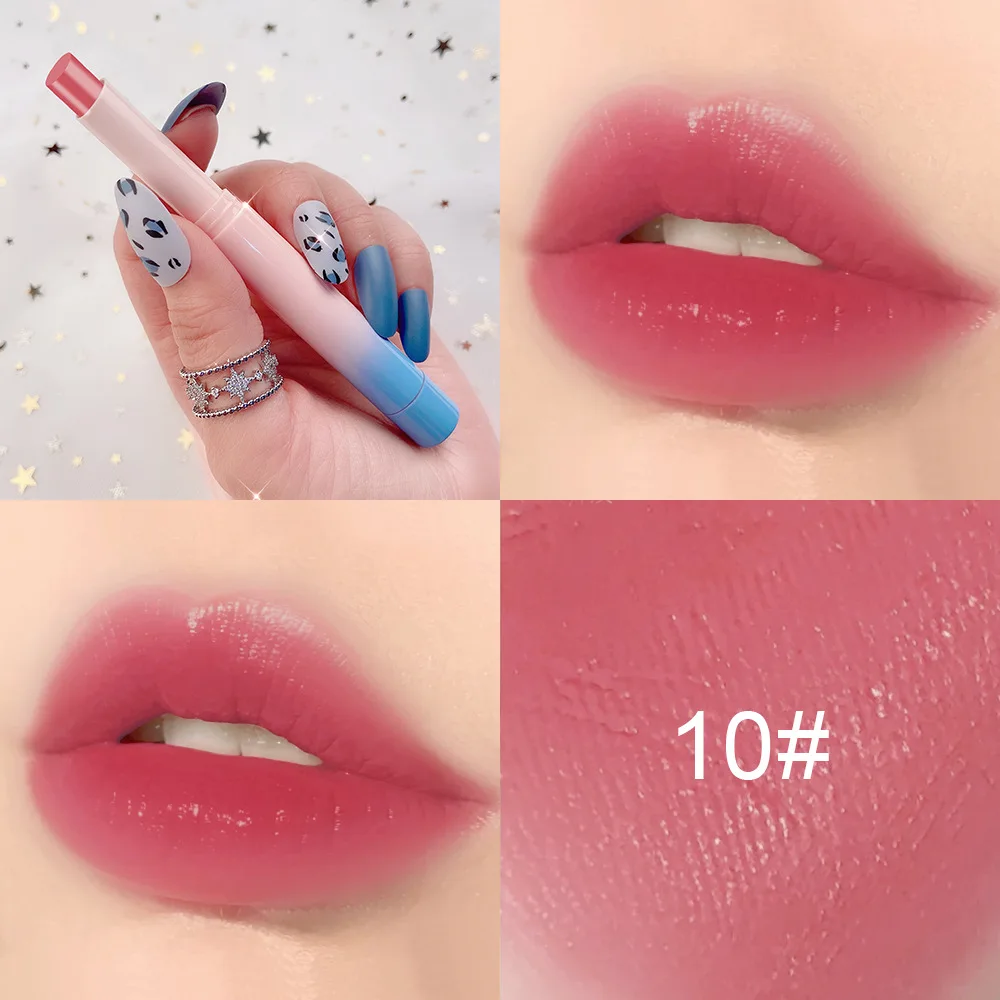 Women's Cosmetics Moisturizing Matte Lipstick Professional Makeup Artist High Quality Lasting Moisture Lip Balm Fruity Lip Gloss
Women's Cosmetics Moisturizing Matte Lipstick Professional Makeup Artist High Quality Lasting Moisture Lip Balm Fruity Lip Gloss