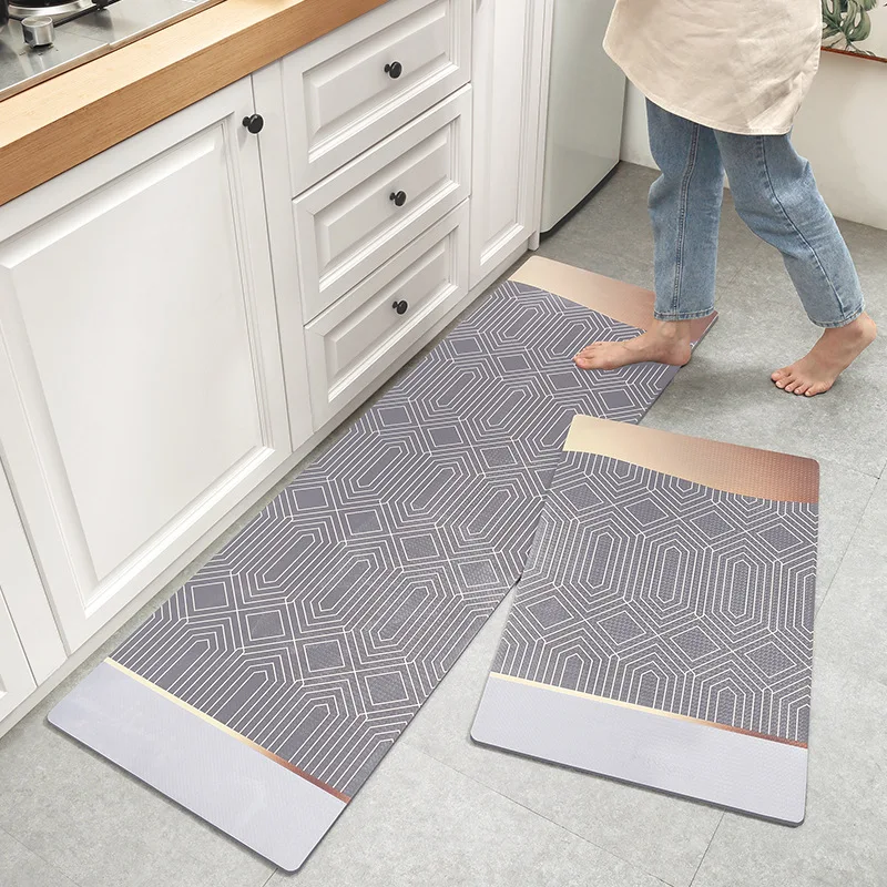 Kitchen Rugs Mats Non Slip Waterproof Pad Anti-Greasy Kitchen Floor Mats Wear-Resistant Foot Pad New PVC Carpet Soft Comfortable
Kitchen Rugs Mats Non Slip Waterproof Pad Anti-Greasy Kitchen Floor Mats Wear-Resistant Foot Pad New PVC Carpet Soft Comfortable