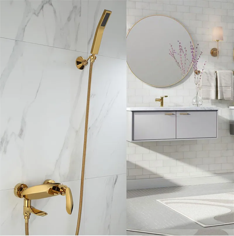 Tuqiu Bathtub Shower Set Wall Mounted Gold Bath and Shower Faucet, Bathroom Cold and Hot Bath and Shower Mixer Tap Brass
Tuqiu Bathtub Shower Set Wall Mounted Gold Bath and Shower Faucet, Bathroom Cold and Hot Bath and Shower Mixer Tap Brass