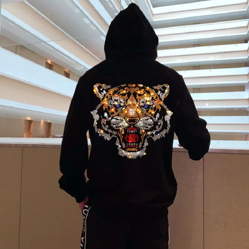 High Quality Tiger Head Sturdy Hot Men's Hoodie Diamond Pattern Pullover Autumn And Winter Sweatshirt
High Quality Tiger Head Sturdy Hot Men's Hoodie Diamond Pattern Pullover Autumn And Winter Sweatshirt