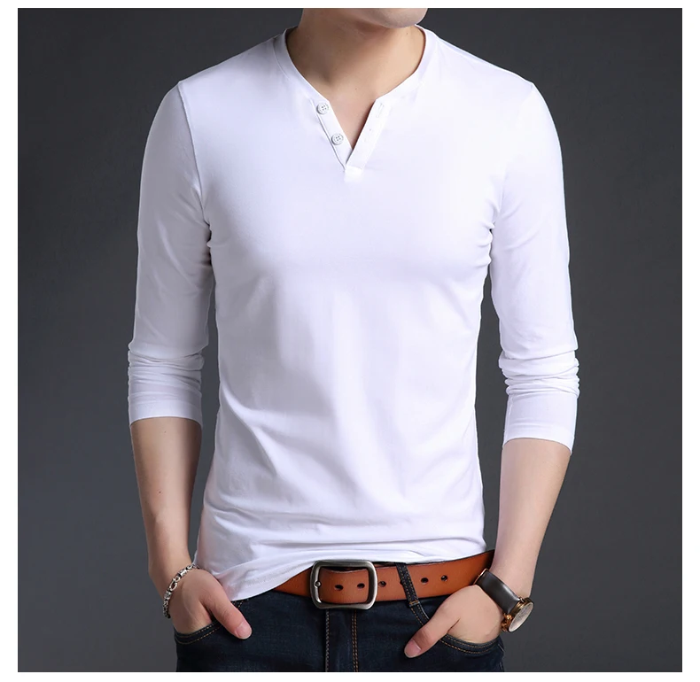 2021 new Spring autumn tops tees men Long-sleeved V-neck T shirt men's T shirts qwe9945
2021 new Spring autumn tops tees men Long-sleeved V-neck T shirt men's T shirts qwe9945
