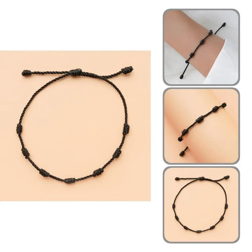 Classic Stylish Handmade Lucky Woven Wristband Women Men Braided Bracelet Lucky for Outdoor
Classic Stylish Handmade Lucky Woven Wristband Women Men Braided Bracelet Lucky for Outdoor