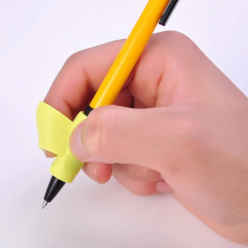 Children Pencil Holder Correction Writing Hold Pen Grip Posture Tool Silicone Writing Posture Corrector Stationery Pen Holder
Children Pencil Holder Correction Writing Hold Pen Grip Posture Tool Silicone Writing Posture Corrector Stationery Pen Holder