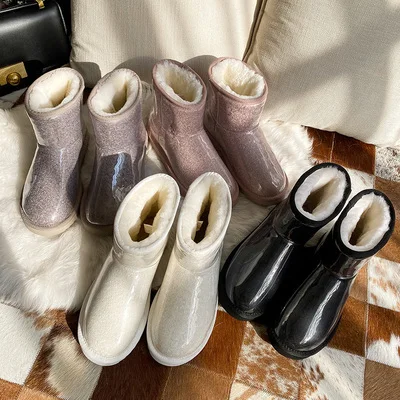 Waterproof Wool Woman Snow Boots for Autumn Winter Round Toe Flat Plus Velvet Slip-On Short Snow Boots 2021 Comfortable New Shoe
Waterproof Wool Woman Snow Boots for Autumn Winter Round Toe Flat Plus Velvet Slip-On Short Snow Boots 2021 Comfortable New Shoe