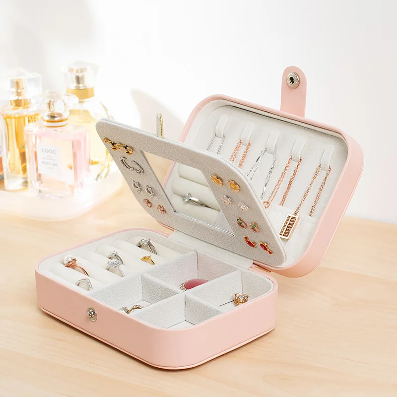 Double-locked Girl Jewelry Makeup Organizer Earrings Ring Storage Box Bracelet Watch Lipstick Cosmetics Collect Case Accessories
Double-locked Girl Jewelry Makeup Organizer Earrings Ring Storage Box Bracelet Watch Lipstick Cosmetics Collect Case Accessories