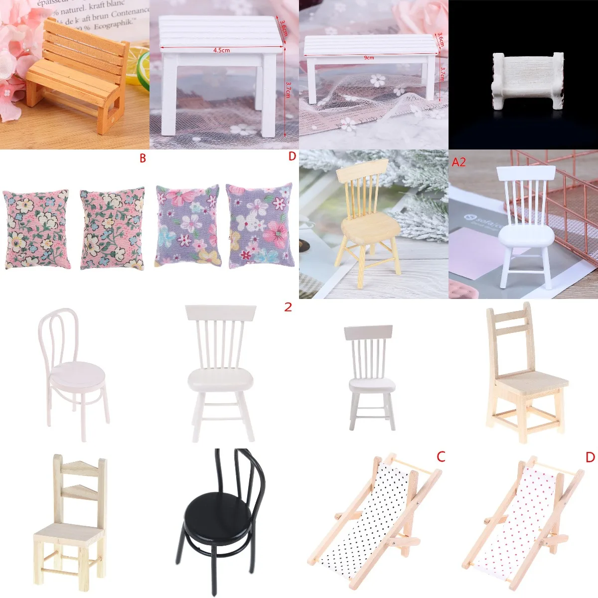 1pcs/2pcs/3pcs Dollhouse Miniature Furniture Miniature Furniture Wooden Bench And Cotton Pillow Dollhouse Accessories
1pcs/2pcs/3pcs Dollhouse Miniature Furniture Miniature Furniture Wooden Bench And Cotton Pillow Dollhouse Accessories