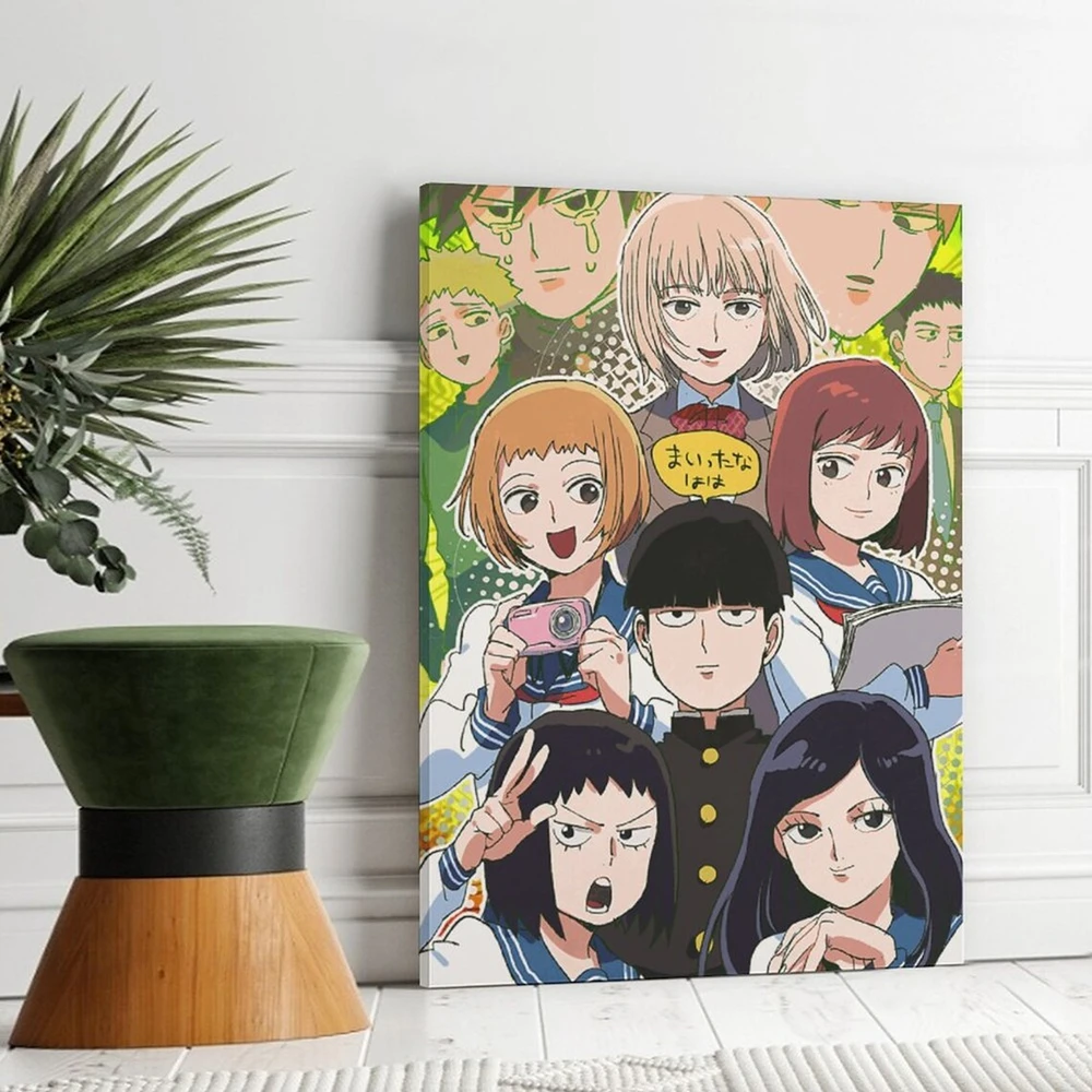 Wall Art Mob Psycho 100 Anime Poster Printed Mobu Canvas Painting Home Decor For Bedroom Modular Comic Characters Pictures Frame
Wall Art Mob Psycho 100 Anime Poster Printed Mobu Canvas Painting Home Decor For Bedroom Modular Comic Characters Pictures Frame