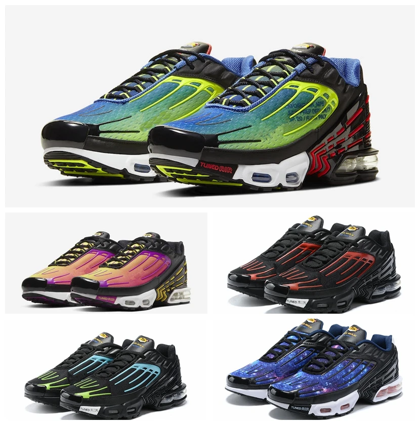 2020 Arrival Plus TN 3 Turned Air Cushion Mens Running Shoes Women Designer Sneakers Red-Blue Spider Anniversary Mens Trainers
2020 Arrival Plus TN 3 Turned Air Cushion Mens Running Shoes Women Designer Sneakers Red-Blue Spider Anniversary Mens Trainers