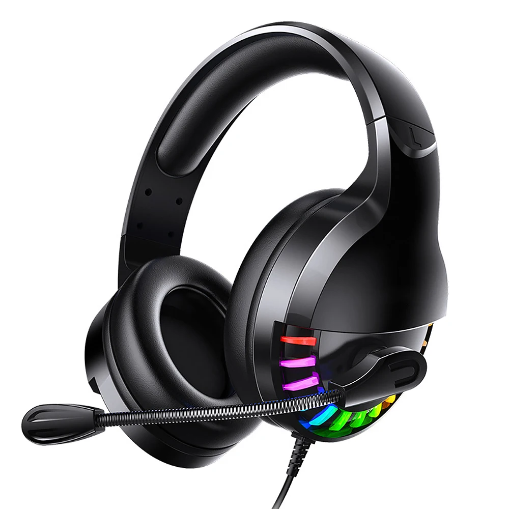 USB Gaming Headset Casque Deep Bass Stereo Game Headphone With HD Microphone RGB Breathing Light For PS4 Phone Laptop PC Gamer
USB Gaming Headset Casque Deep Bass Stereo Game Headphone With HD Microphone RGB Breathing Light For PS4 Phone Laptop PC Gamer