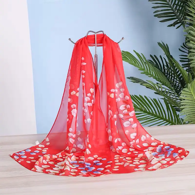 New chiffon sunscreen fashion all-match decorative printing sunshade UV shawl
New chiffon sunscreen fashion all-match decorative printing sunshade UV shawl