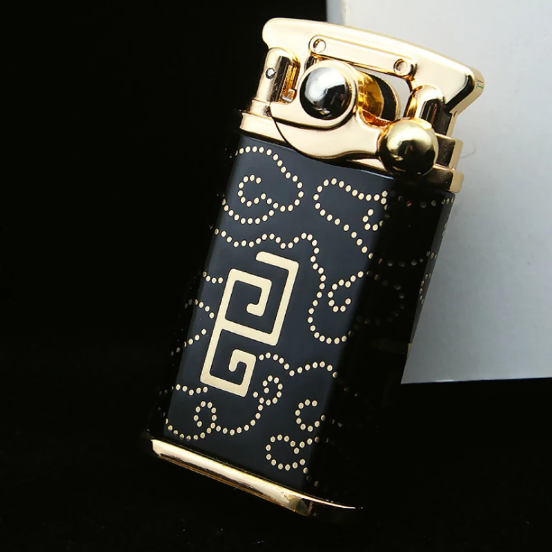 Vip Metal Gasoline Flint Lighter Luxury Free Fire Kerosene Lighter Inflated Oil Lighter Grinding Wheel Crafts Gadgets For Men
Vip Metal Gasoline Flint Lighter Luxury Free Fire Kerosene Lighter Inflated Oil Lighter Grinding Wheel Crafts Gadgets For Men