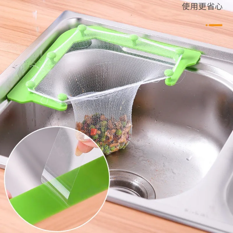 50/100Pcs Set Kitchen Tools Triangle Drainage Rack Kitchen Sink Leftovers Filter Hanging Net Drain Basket Kitchen Anti-Blocking
50/100Pcs Set Kitchen Tools Triangle Drainage Rack Kitchen Sink Leftovers Filter Hanging Net Drain Basket Kitchen Anti-Blocking