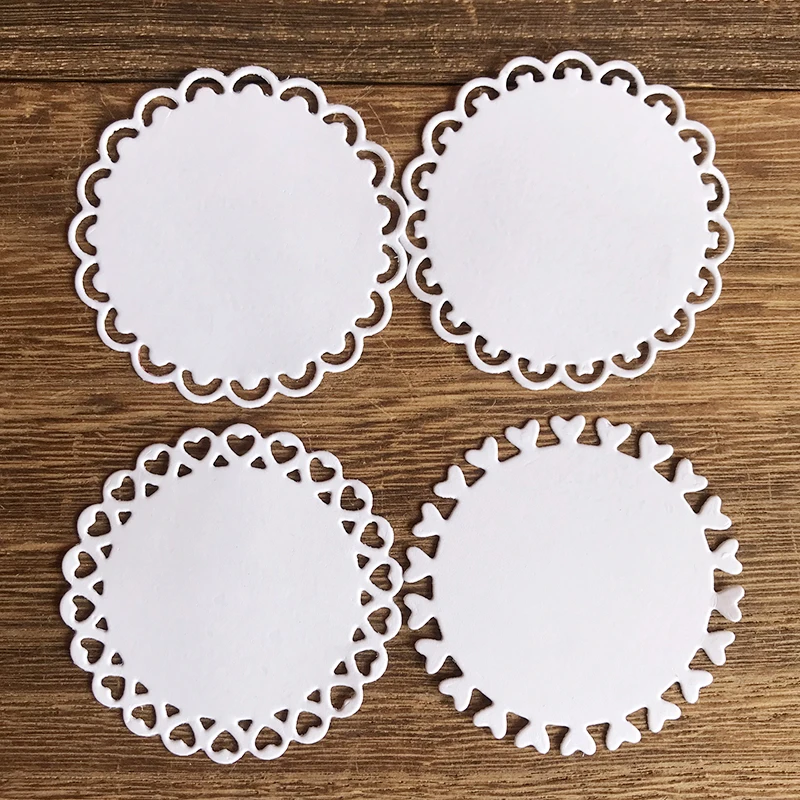 MEET HUANG 4PCS Heart Doily Lace Metal Cutting Dies Stencils For DIY Scrapbooking Decorative Embossing Paper Cards
MEET HUANG 4PCS Heart Doily Lace Metal Cutting Dies Stencils For DIY Scrapbooking Decorative Embossing Paper Cards