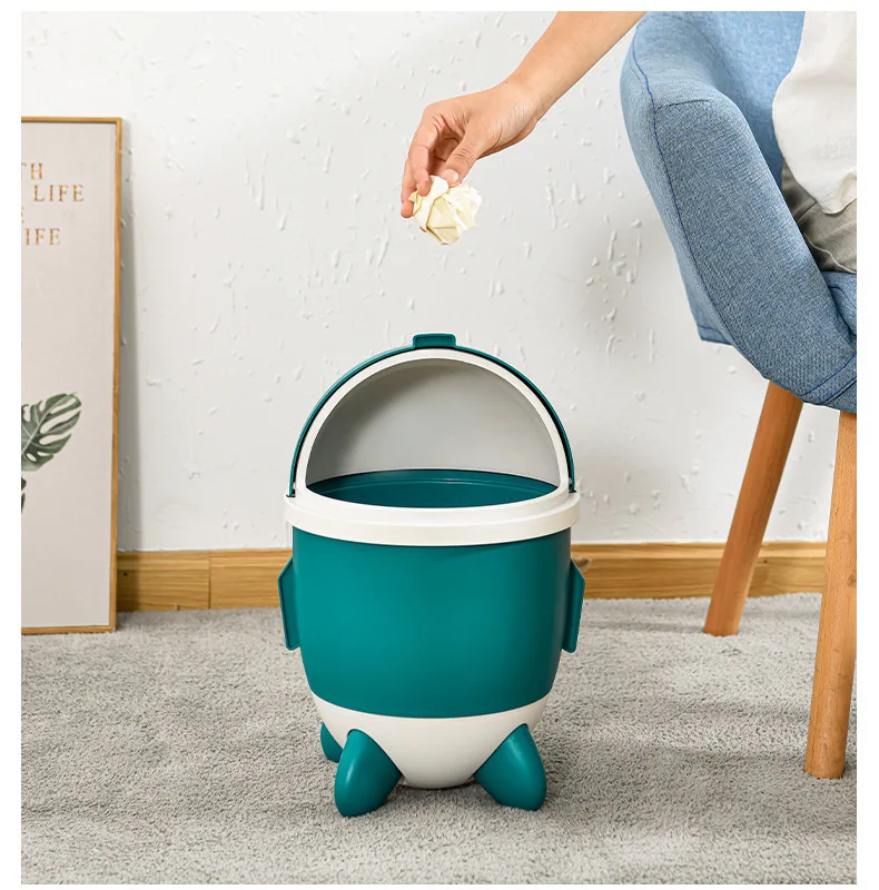 Simple Rocket Trash Can Household Living Room Kitchen Bathroom Trash Can Plastic Storage Bin
Simple Rocket Trash Can Household Living Room Kitchen Bathroom Trash Can Plastic Storage Bin