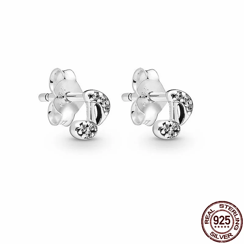 New Authentic 925 Sterling Silver Earrings For Ladies New Fashion Original Earrings Jewelry Gifts