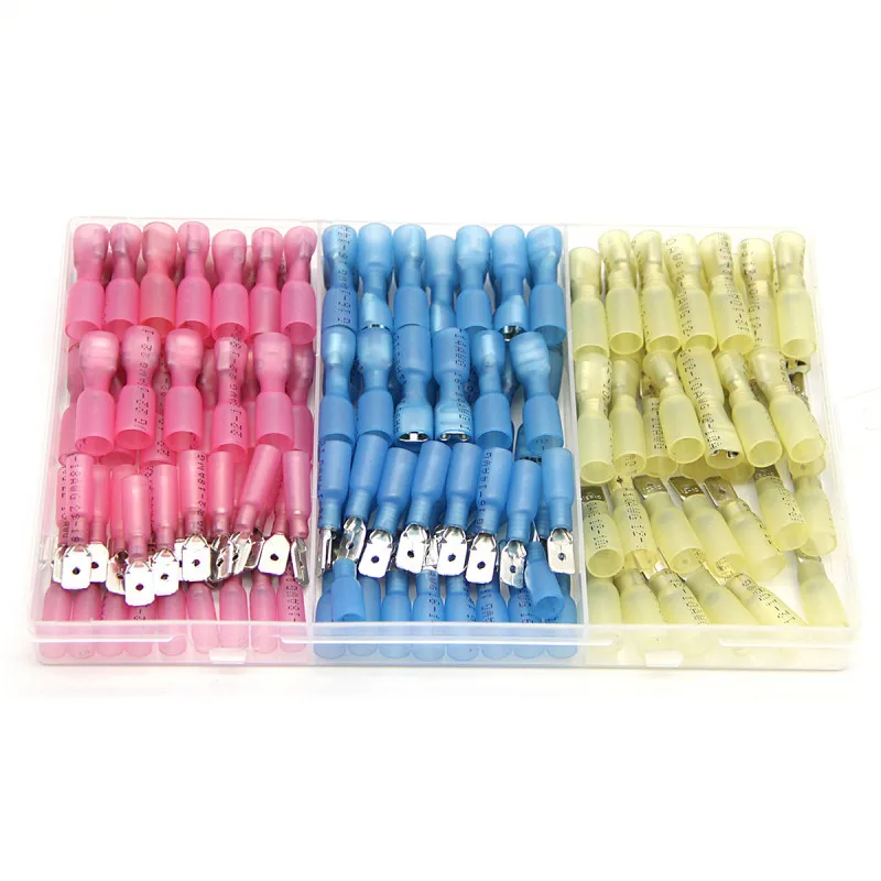 140Pcs Combination Box With Heat-shrinkable Terminals For Waterproof Shovel-like Tape M/FDD1.25-250 2-250 5.5-250 Wire 0.5-6mm
140Pcs Combination Box With Heat-shrinkable Terminals For Waterproof Shovel-like Tape M/FDD1.25-250 2-250 5.5-250 Wire 0.5-6mm