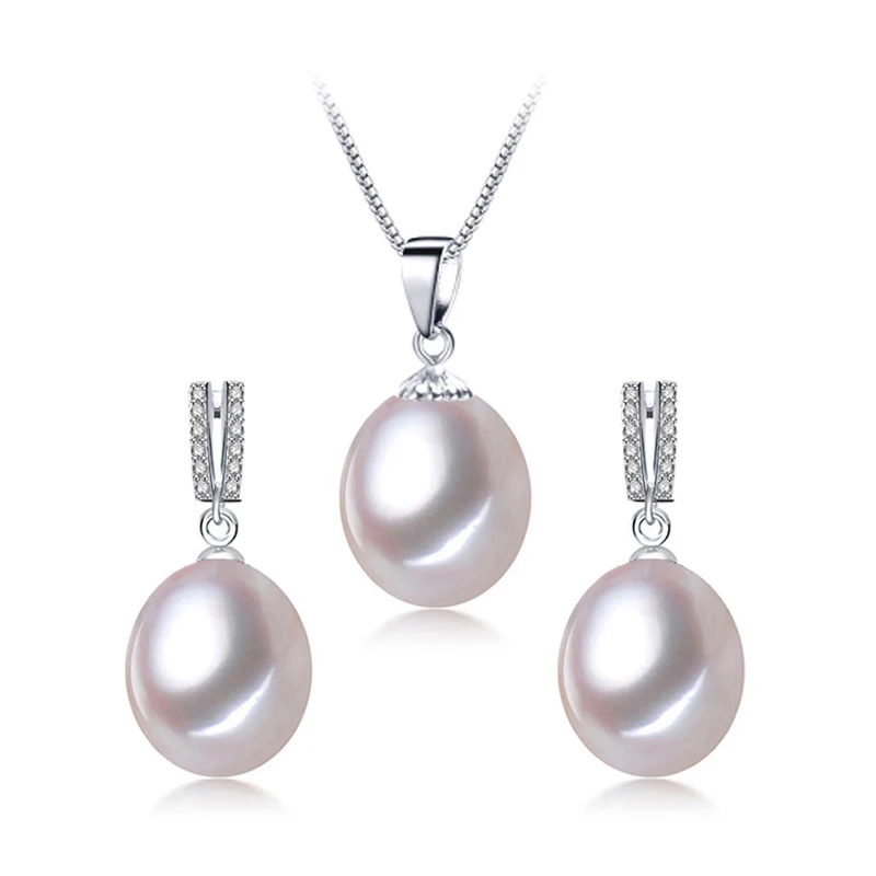 FENASY 925 Sterling Silver Jewelry Sets Natural Freshwater Pearl Drop Earrings Custom Trendy Pendant Chain Necklaces For Women
FENASY 925 Sterling Silver Jewelry Sets Natural Freshwater Pearl Drop Earrings Custom Trendy Pendant Chain Necklaces For Women