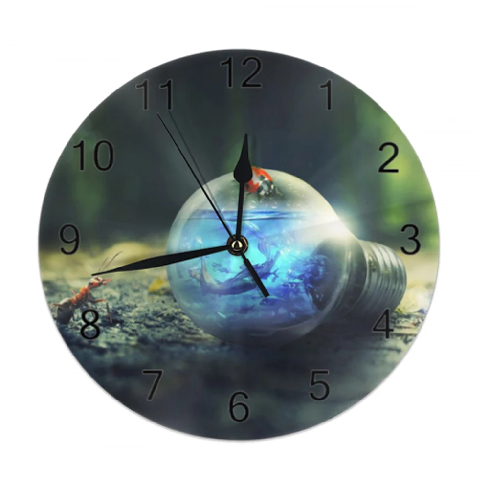 Настенные часы декоративные цифровые циферблаты беззвучные без тикания с