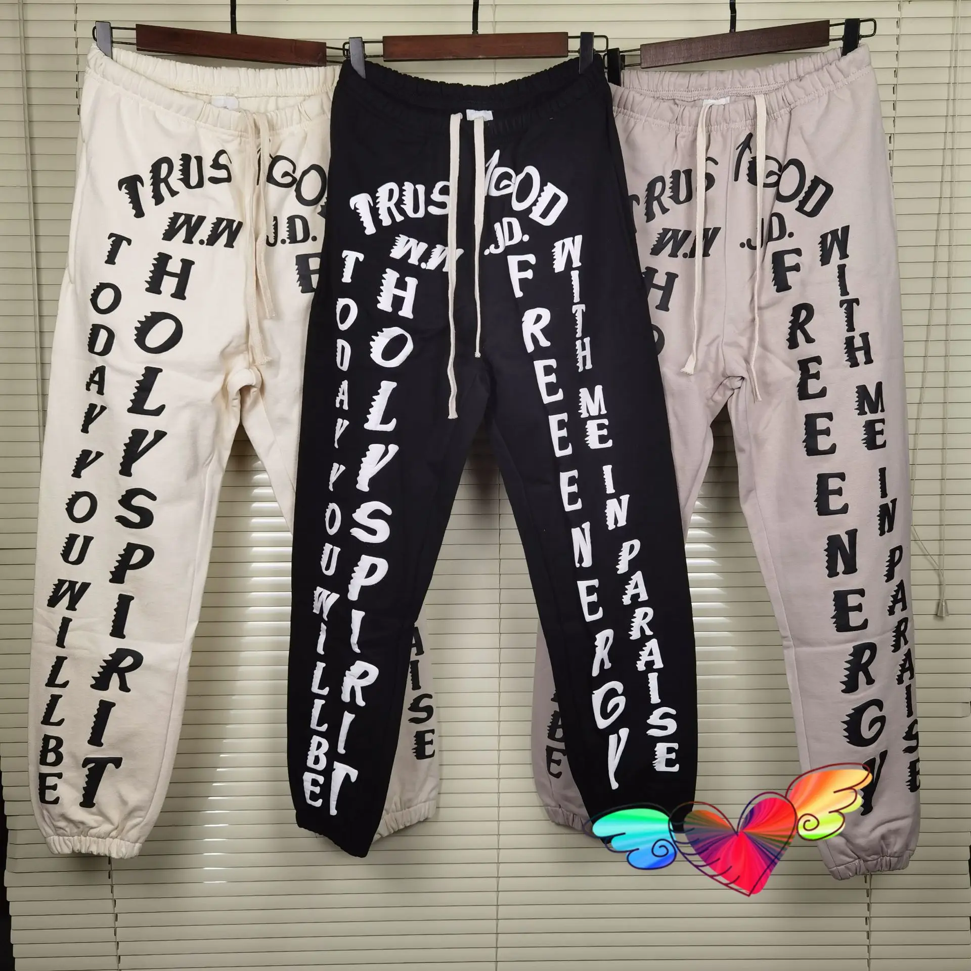 2021 Hip Hop Kanye West Pants Men Women Trust God Pants Holy Spirit Sweatpants High Quality Terry Cotton W.W.J.D Trousers
2021 Hip Hop Kanye West Pants Men Women Trust God Pants Holy Spirit Sweatpants High Quality Terry Cotton W.W.J.D Trousers