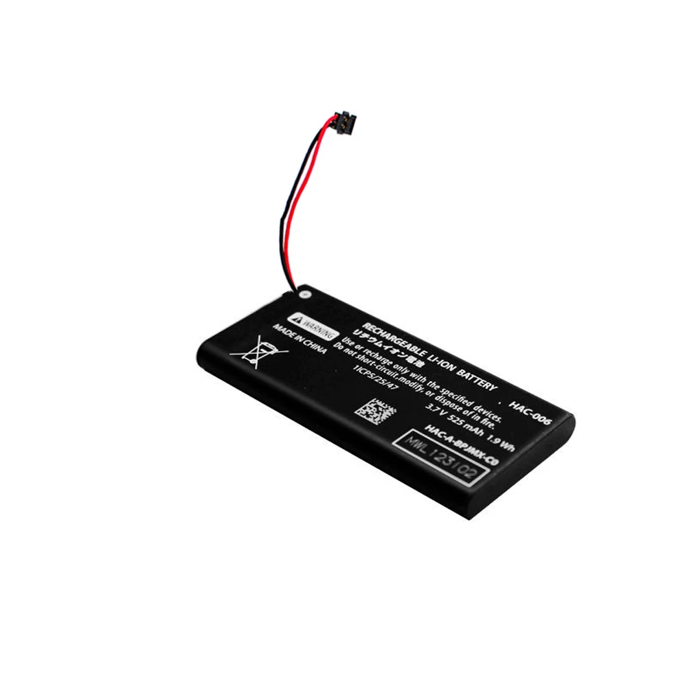 10 pcs Rechargeable 3.7V 525mAh Rechargeable Battery Pack Replacement for Nintend Switch Joy-Con Controller HAC-006
10 pcs Rechargeable 3.7V 525mAh Rechargeable Battery Pack Replacement for Nintend Switch Joy-Con Controller HAC-006