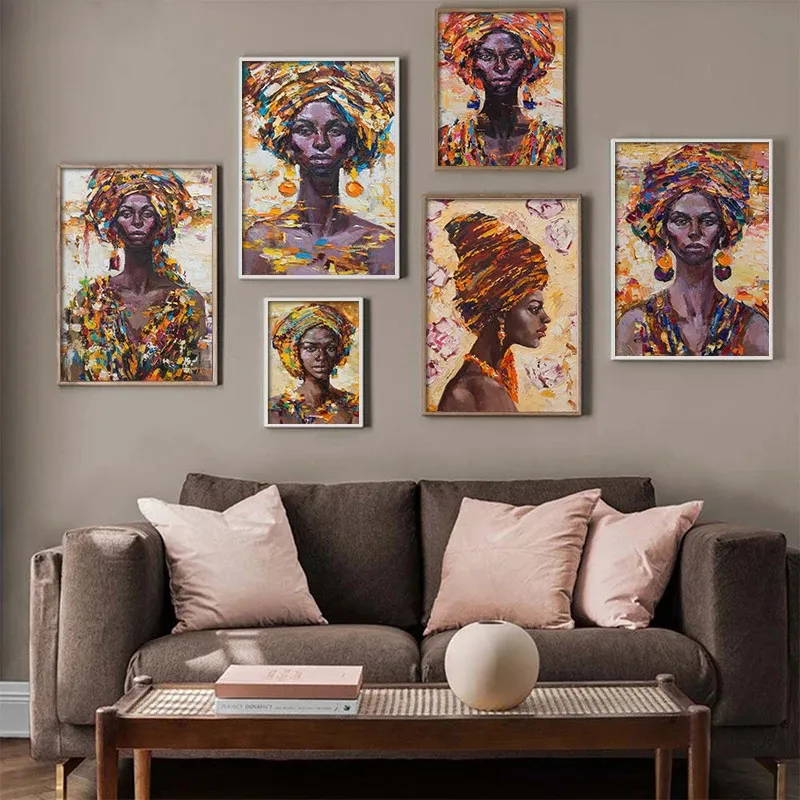 Traditional Clothing African Art Woman Printed Oil Painting On Canvas Cuadros Posters And Prints Wall Picture For Living Room
Traditional Clothing African Art Woman Printed Oil Painting On Canvas Cuadros Posters And Prints Wall Picture For Living Room