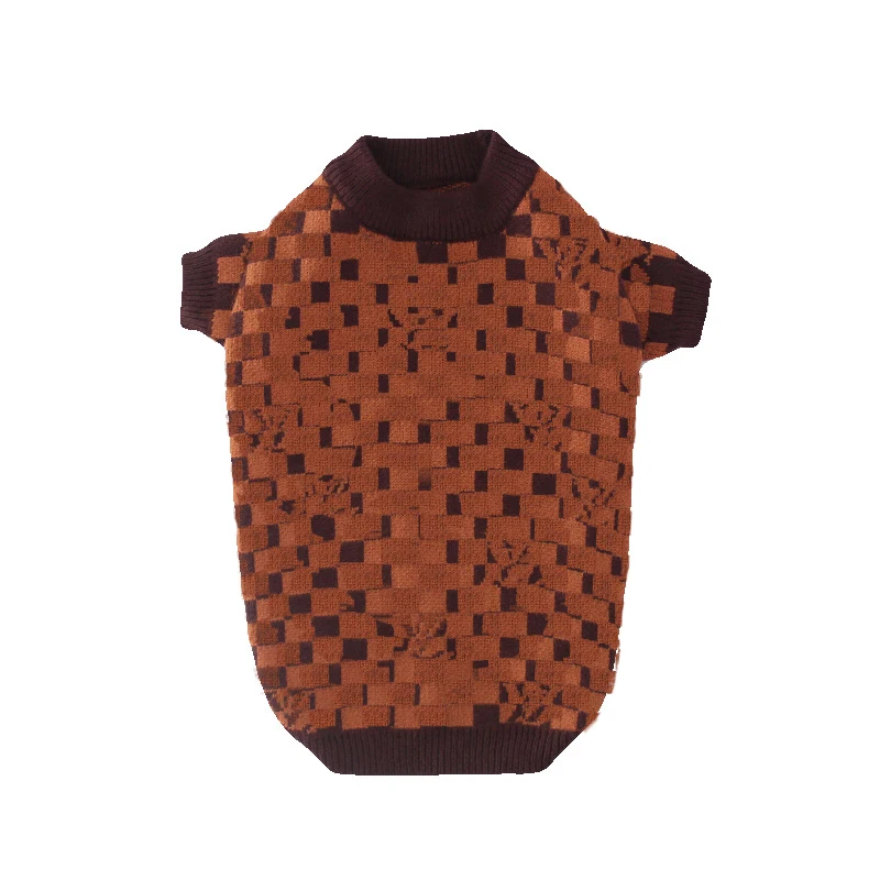 Designer Dog Sweater Luxury Brand Warm Quality Autumn Winter Fashion Small Medium Clothes Chihuahua French Bulldog Pet L0024
Designer Dog Sweater Luxury Brand Warm Quality Autumn Winter Fashion Small Medium Clothes Chihuahua French Bulldog Pet L0024