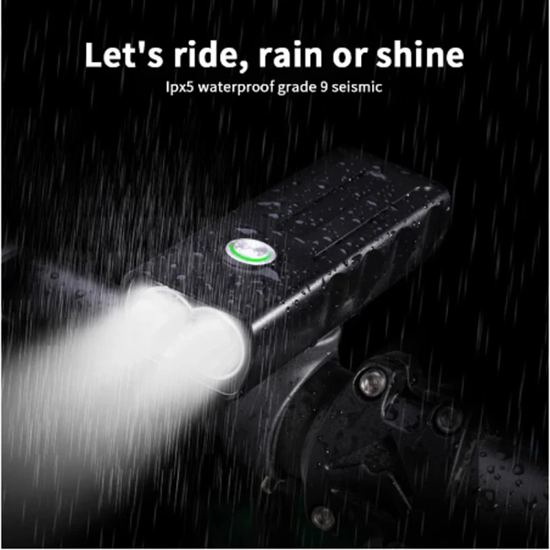 20000Lums Bicycle Light L2/T6 USB Rechargeable 5200mAh Bike Light IPX5 Waterproof LED Headlight as Power Bank Bike Accessories
20000Lums Bicycle Light L2/T6 USB Rechargeable 5200mAh Bike Light IPX5 Waterproof LED Headlight as Power Bank Bike Accessories