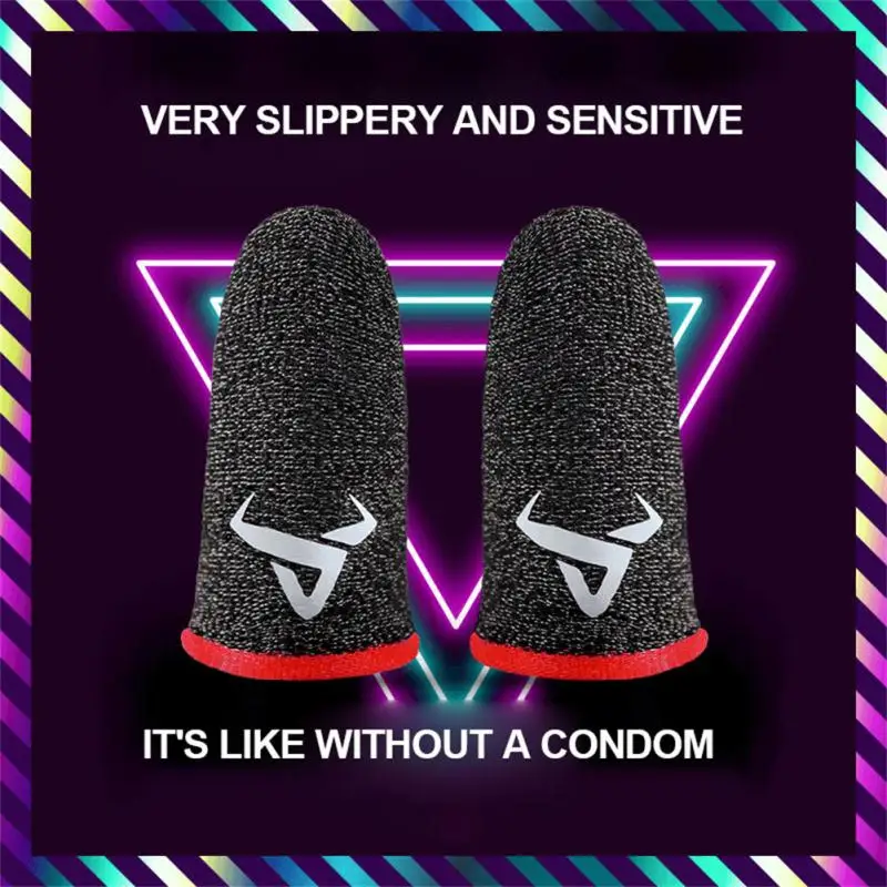 2Pcs Mobile Game Fingertip Gloves For Gamer Sweatproof Anti-Slip Touch Screen Finger Sleeve Breathable Gaming Fingertip Cover
2Pcs Mobile Game Fingertip Gloves For Gamer Sweatproof Anti-Slip Touch Screen Finger Sleeve Breathable Gaming Fingertip Cover