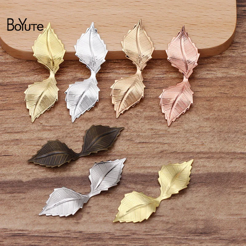 BoYuTe (50 Pieces/Lot) 9*43MM Metal Brass Stamping Leaf Materials Diy Hand Made Jewelry Findings Components
BoYuTe (50 Pieces/Lot) 9*43MM Metal Brass Stamping Leaf Materials Diy Hand Made Jewelry Findings Components