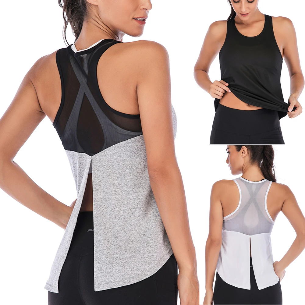 New Women Fitness Sports Shirt Sleeveless Top Running GymShirt Vest Athletic Undershirt Gym Wear Tank Top Quick Dry
New Women Fitness Sports Shirt Sleeveless Top Running GymShirt Vest Athletic Undershirt Gym Wear Tank Top Quick Dry
