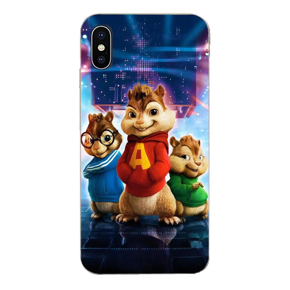 Мышь Alvin и Chipmunks для Xiaomi Mi3 Mi4 Mi4C Mi4i Mi5 Mi 5S 5X 6 6X 8 SE Pro Lite A1 Max Mix 2 Note 3 4 гибрид кожи |