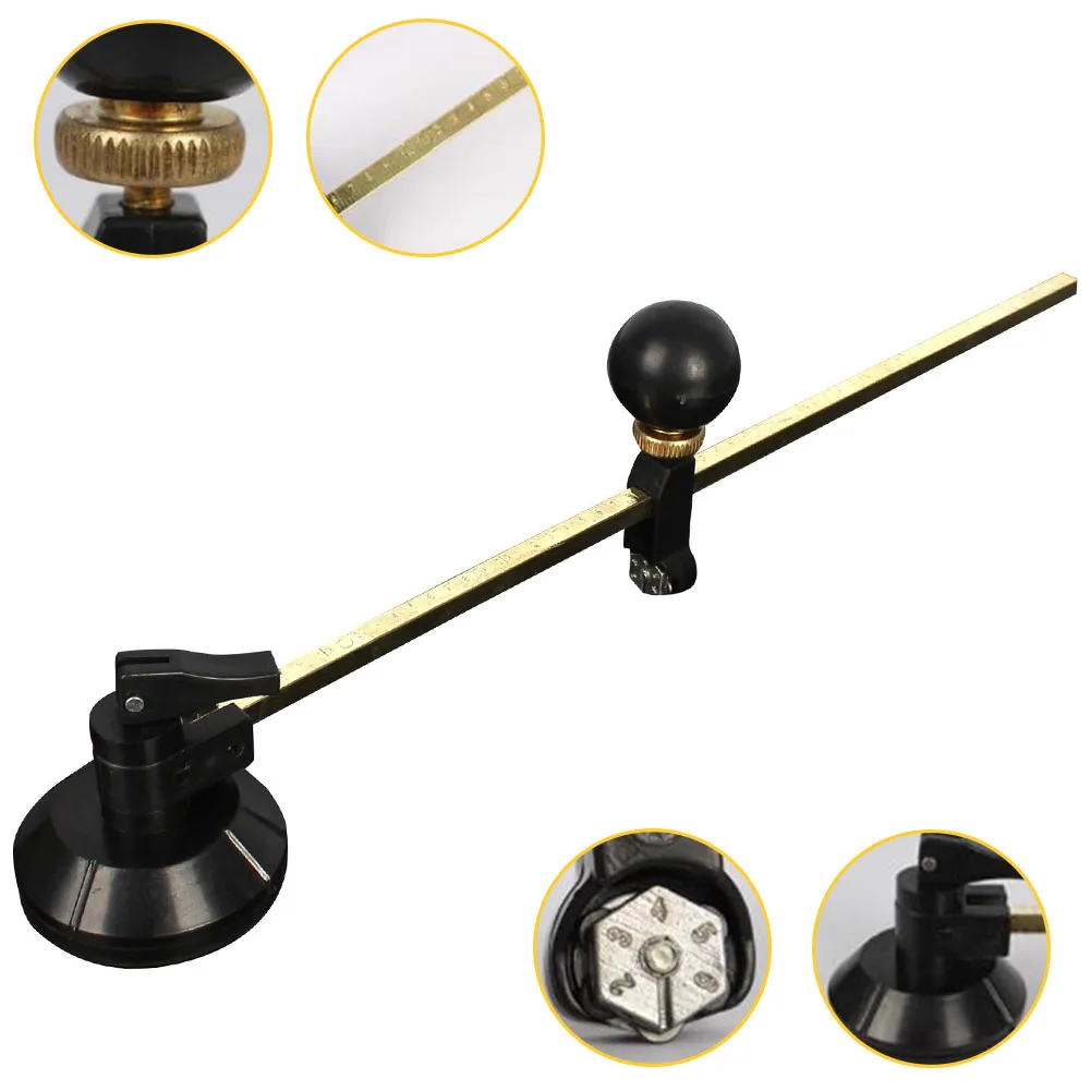 6 Wheels Durable Scribe Professional Circular With Scale Suction Cup Knob Window Simple Glass Cutter Adjustable Portable
6 Wheels Durable Scribe Professional Circular With Scale Suction Cup Knob Window Simple Glass Cutter Adjustable Portable