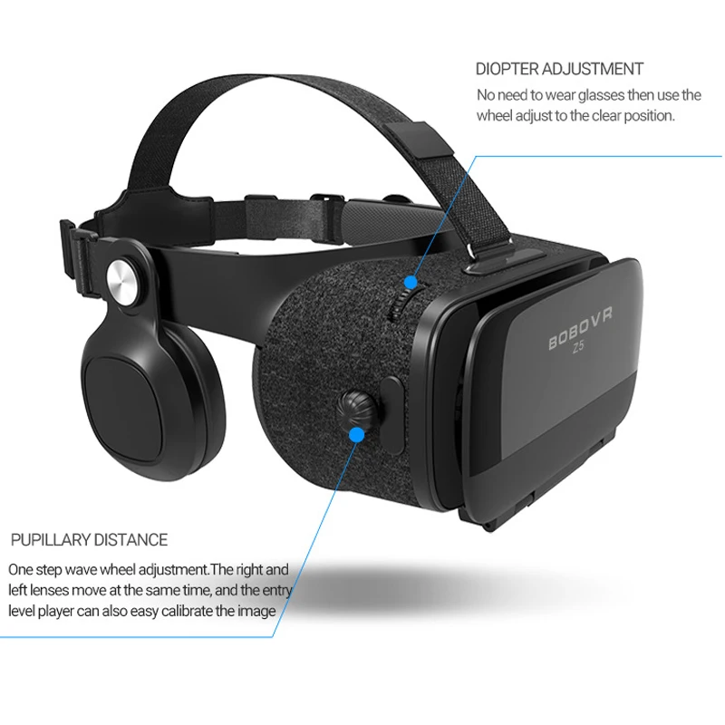 Очки виртуальной реальности Bobovr Z5, шлем виртуальной реальности с поддержкой Google Cardboard, для смартфонов
Очки виртуальной реальности Bobovr Z5, шлем виртуальной реальности с поддержкой Google Cardboard, для смартфонов