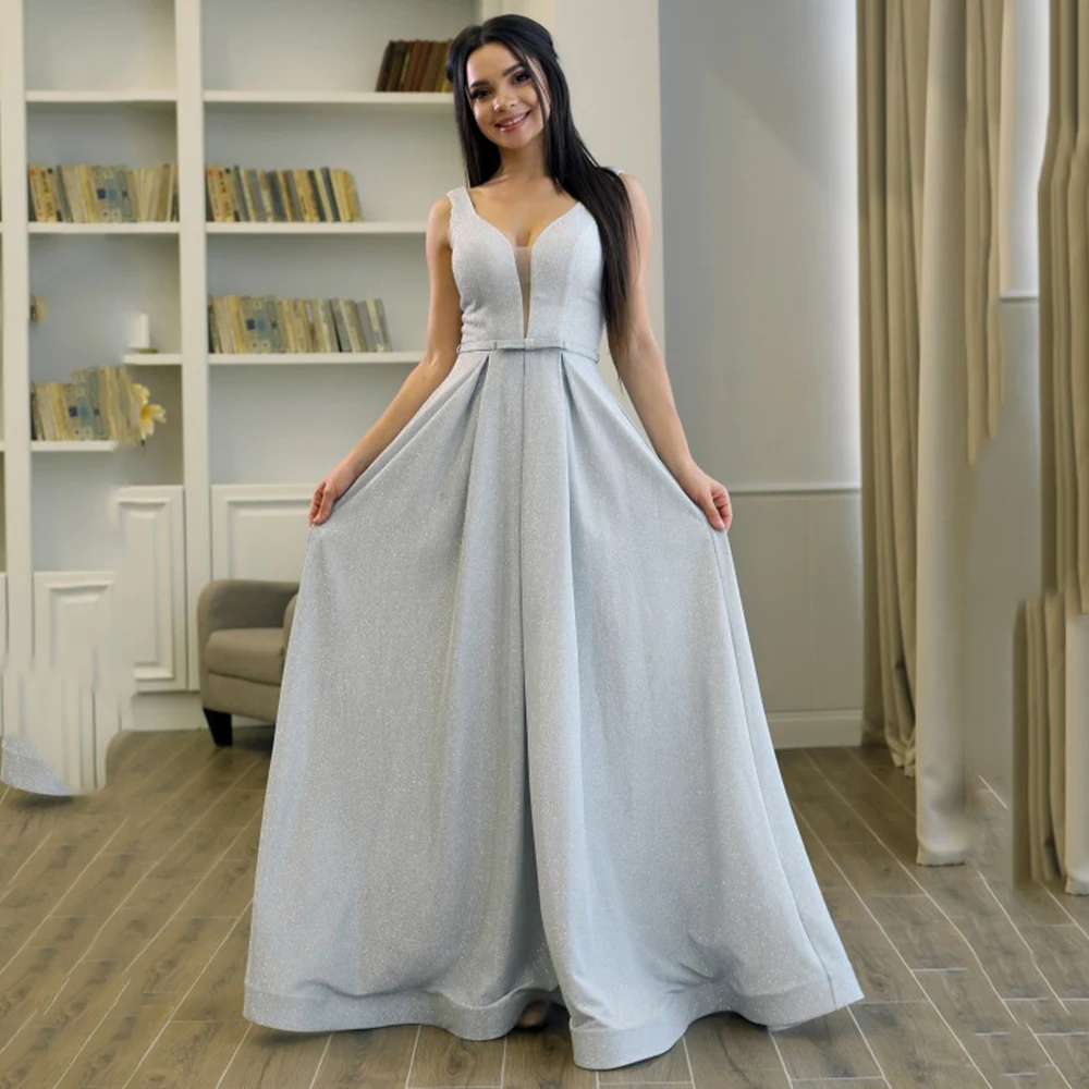UZN 2021 A Line Gray Glitter Prom Dress Sleeveless Sweetheart Evening Gowns Vestido De Noche
UZN 2021 A Line Gray Glitter Prom Dress Sleeveless Sweetheart Evening Gowns Vestido De Noche
