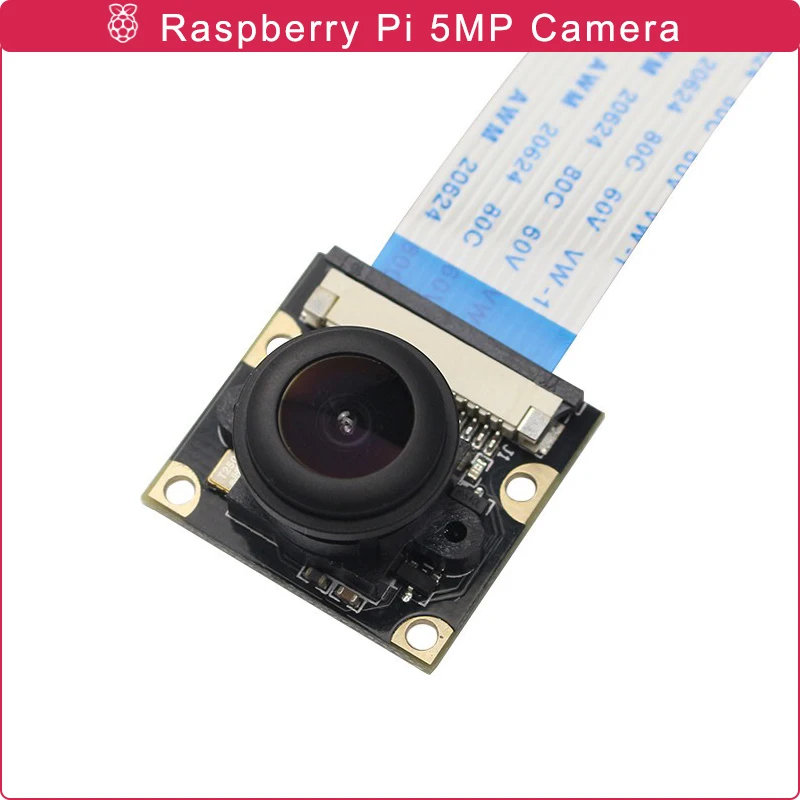 Raspberry Pi 4 Camera Module OV5647 220° Wide Angle Lens Webcam 5MP 1080P Focal Adjustable Camera for Raspberry Pi 3B+/3B/Zero
Raspberry Pi 4 Camera Module OV5647 220° Wide Angle Lens Webcam 5MP 1080P Focal Adjustable Camera for Raspberry Pi 3B+/3B/Zero