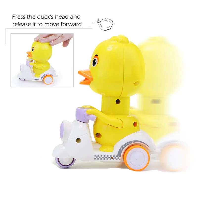 Children Press Yellow Duck Motorcycle Toys Cute Cartoon Yellow Duck Inertia Pull Back Motorcycle Toys For Kids Christmas Gifts
Children Press Yellow Duck Motorcycle Toys Cute Cartoon Yellow Duck Inertia Pull Back Motorcycle Toys For Kids Christmas Gifts