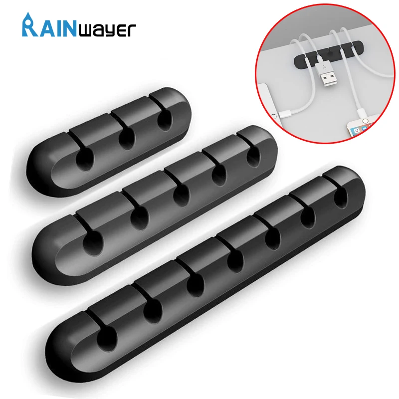 Органайзер для кабелей, настольный силиконовый держатель для кабелей с клипсами для мыши, наушников, проводов 
Органайзер для кабелей, настольный силиконовый держатель для кабелей с клипсами для мыши, наушников, проводов