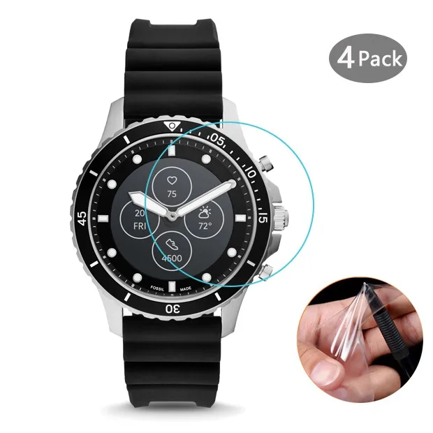 4 шт./упаковка Защитная пленка для экрана совместимая с Fossil Hybrid Smartwatch|Защита