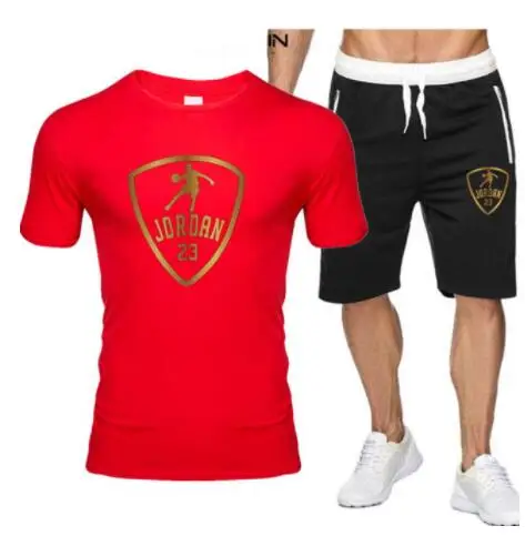 Ropa Deportiva de dos piezas para hombre, Sudadera corta y pantalones cortos, camiseta de playa, verano 2021
Ropa Deportiva de dos piezas para hombre, Sudadera corta y pantalones cortos, camiseta de playa, verano 2021