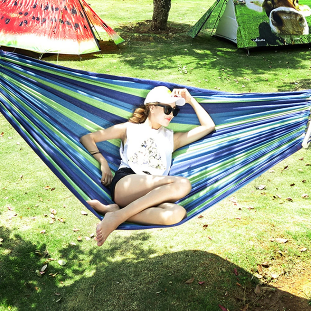 Outdoor Camping Essential Portable Hanging Bed Sheet Person Double Camping Swing Chair Thick Canvas Bed Hammock Bearing 350kg
Outdoor Camping Essential Portable Hanging Bed Sheet Person Double Camping Swing Chair Thick Canvas Bed Hammock Bearing 350kg