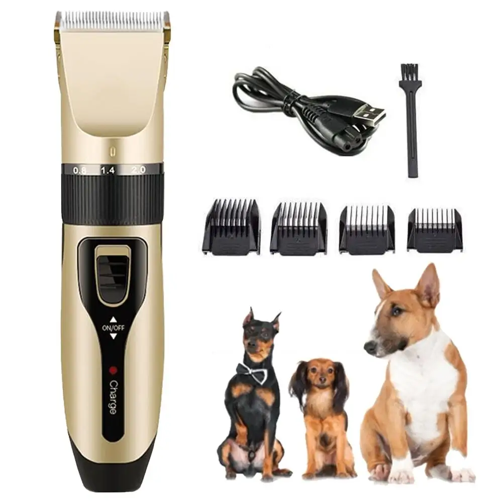 Electric Pet Clipper USB Rechargeable Cordless Pet Grooming Tool Professional Dog Hair Trimmer With Comb Brush tondeuse cheveux
Electric Pet Clipper USB Rechargeable Cordless Pet Grooming Tool Professional Dog Hair Trimmer With Comb Brush tondeuse cheveux