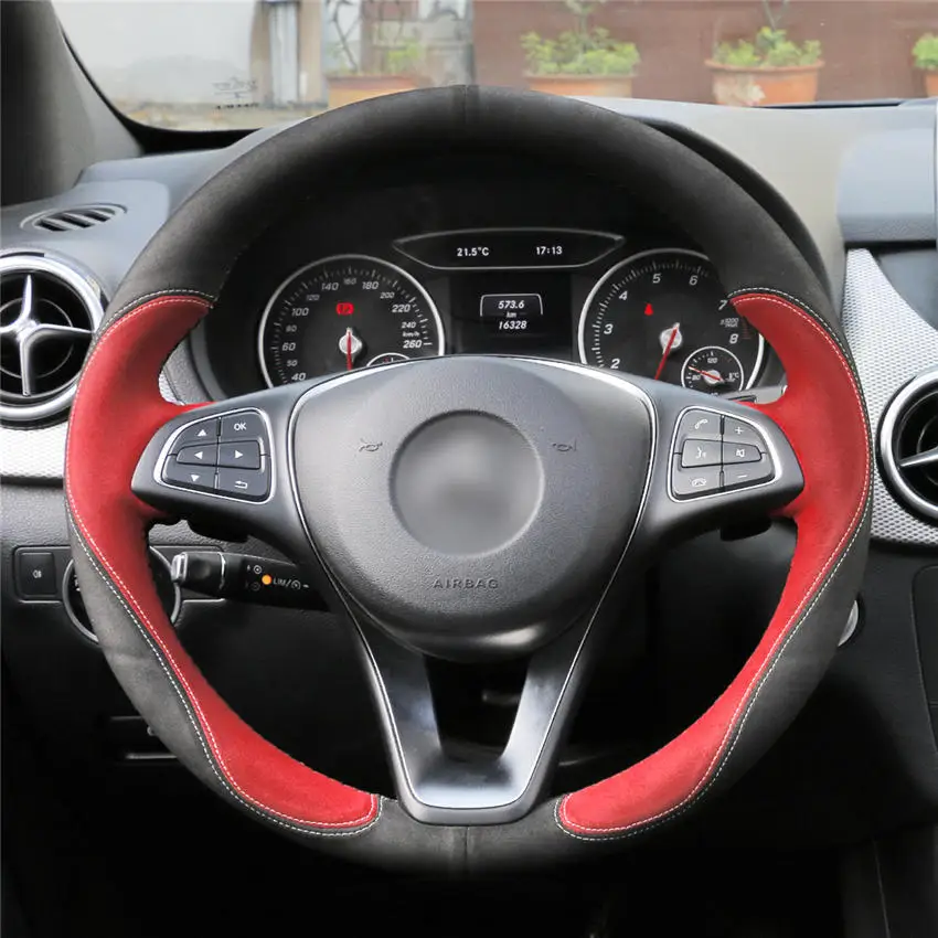 DIY Anti-Slip Wear-Resistant Steering Wheel Cover For Mercedes Benz C180 C200 C260 C300 B200 Car Interior Decoration
DIY Anti-Slip Wear-Resistant Steering Wheel Cover For Mercedes Benz C180 C200 C260 C300 B200 Car Interior Decoration