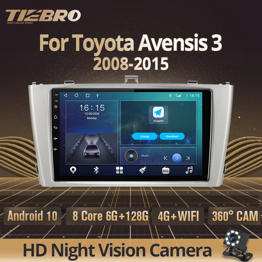 Автомагнитола 2DIN Android 10 для Toyota Avensis 3 2008-2015 GPS-навигация Авторадио стерео приемник DSP автомобильный мультимедийный плеер IGO
Автомагнитола 2DIN Android 10 для Toyota Avensis 3 2008-2015 GPS-навигация Авторадио стерео приемник DSP автомобильный мультимедийный плеер IGO